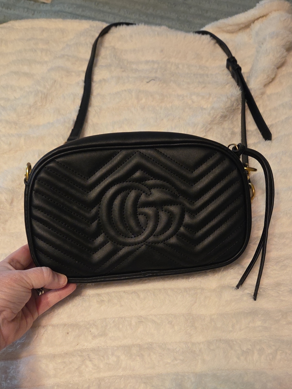 Quilted Crossbody Camera Bag, Designer Inspired